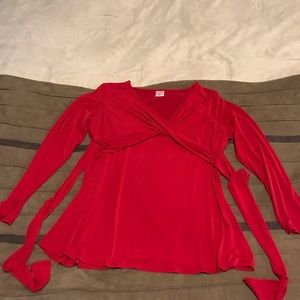 Maternity long sleeve dress top